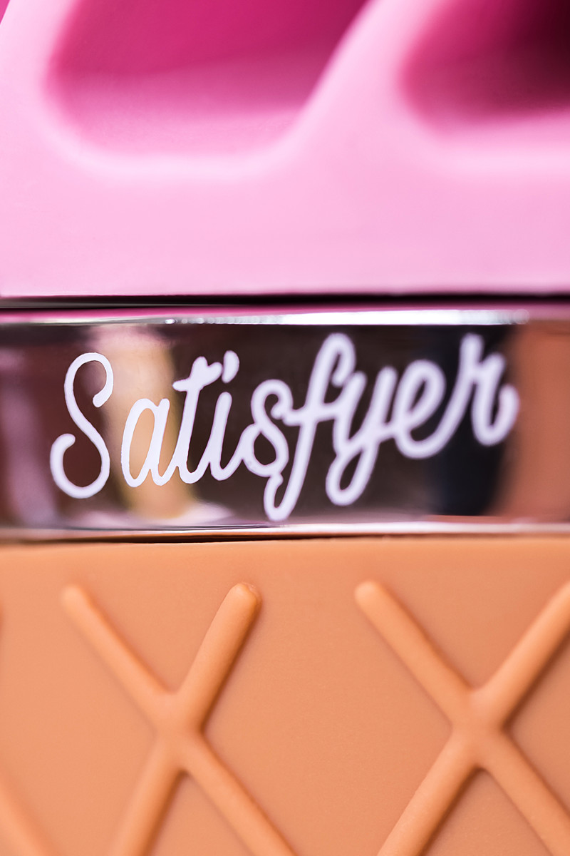 Мини вибромассажер Satisfyer layons Sweet Temptation - коричневый и розовый