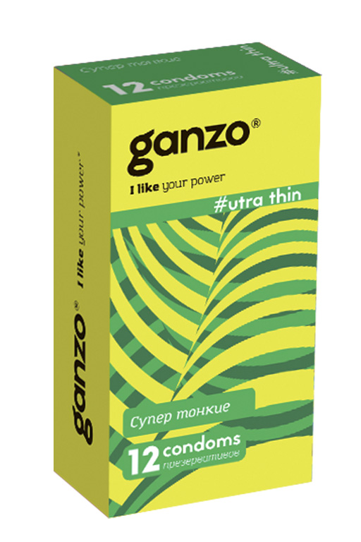 Презервативы Ganzo Ultra thin № 12